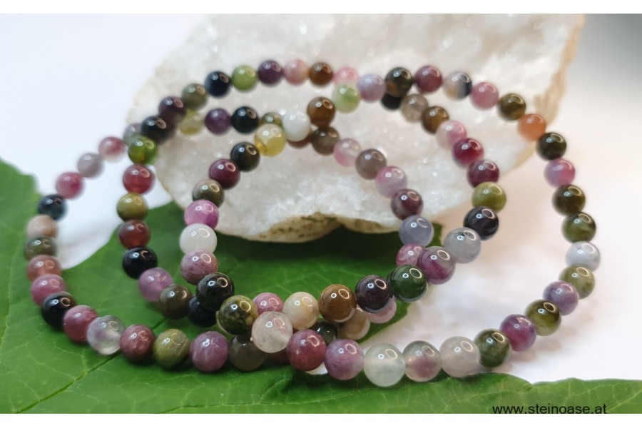 Armband Turmalin bunt 6mm